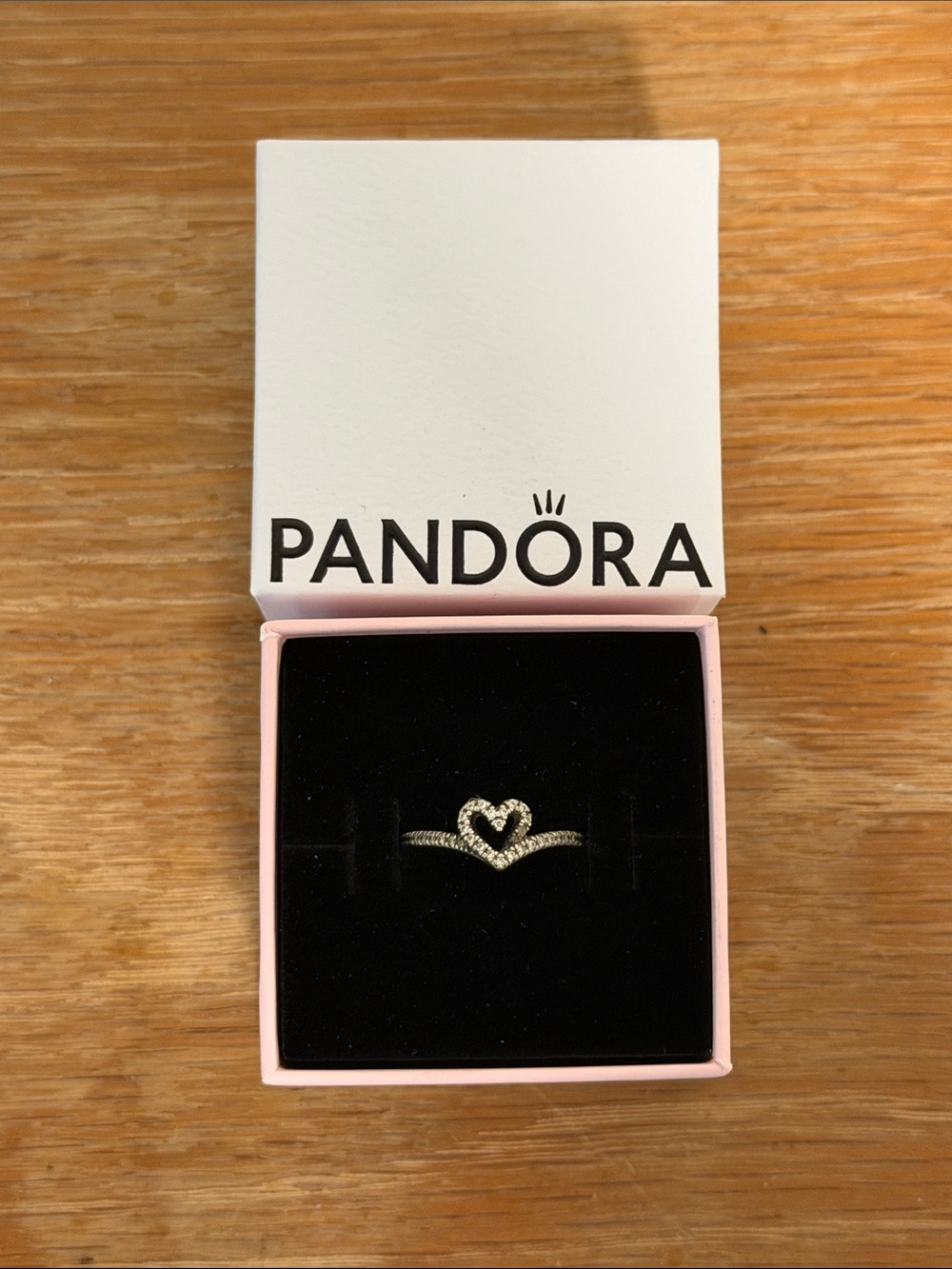 Pandora Silver Heart Ring